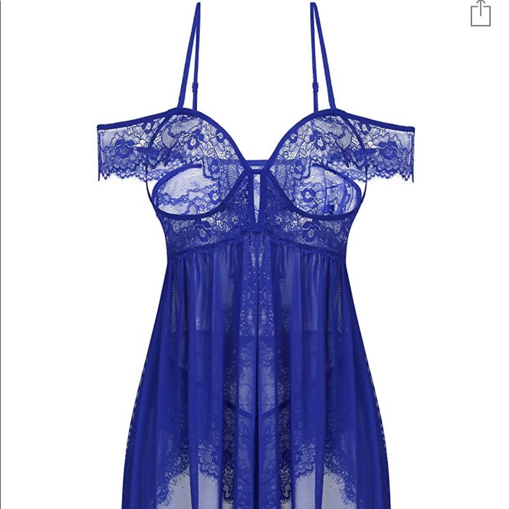 💯Brand New Beautiful Blue Lingerie